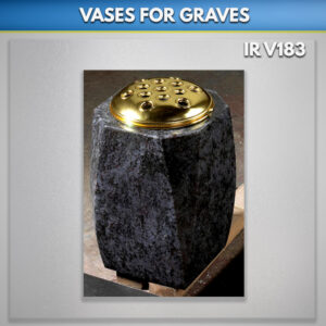 Blue Lagoon Vases for graves